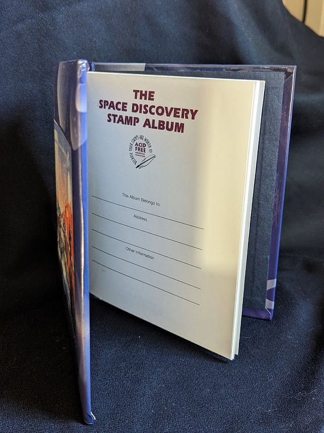 Space Discovery Stamp Album