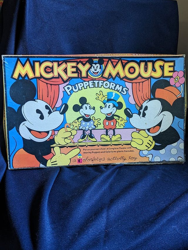 Mickey Mouse Puppetforms In Package, Good Condition