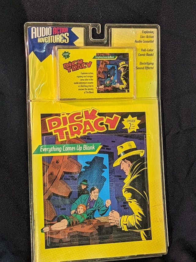 Dick Tracy Everything Comes Up Blank Book and Tape Set